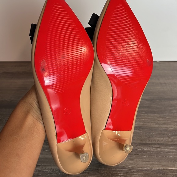 Miu Miu Kitten Mid (2-2.9 in) Heel Height Heels for Women  MIU MIU Womens size EU 37/US 6.5-7 kitten heels EUC